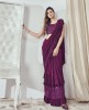 Stylish Imported Fabric Ready To Wear Saree With Heavy Sequince Blouse